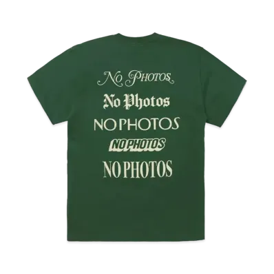 FR2 Various Types Of No Photos T-Shirt "Green"