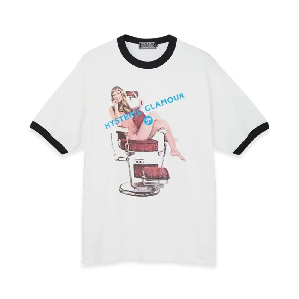 HYSTERIC GLAMOUR Hysteric Hair Cut T-Shirt "White"