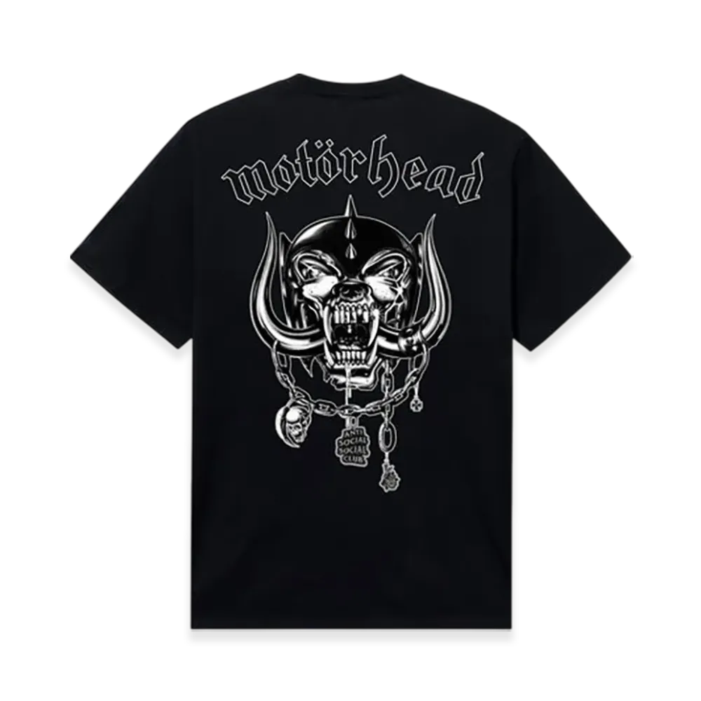 ANTI SOCIAL SOCIAL CLUB OSMIUM x Motorhead Social Pig Tee "Black"
