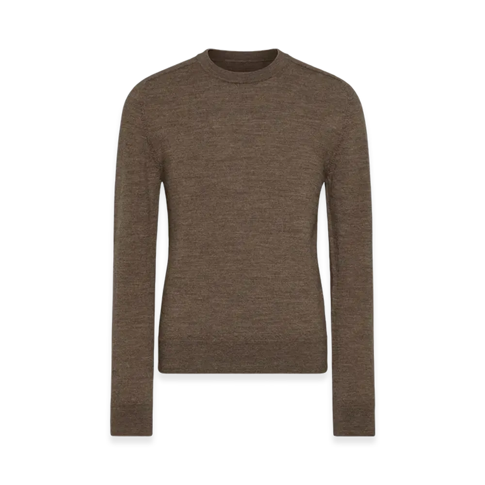 Maison Margiela Men's Elbow Patch Sweater "Walnut"