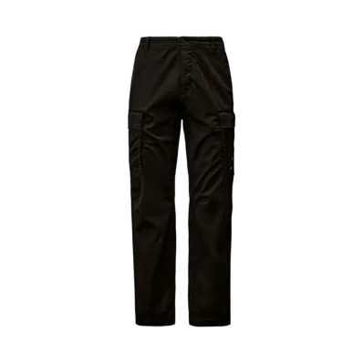 C.P. Company Stretch Sateen Loose Cargo Pants "Black"