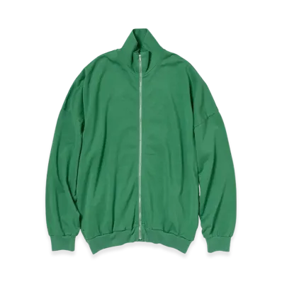AURALEE Super High Gauge Sweat Zip Blouson "Green"