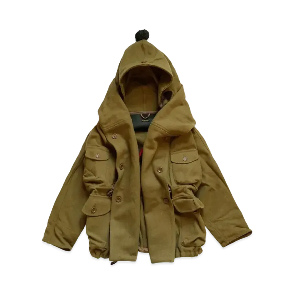 KAPITAL 40s Wool Traggle Ring Coat "Gold"
