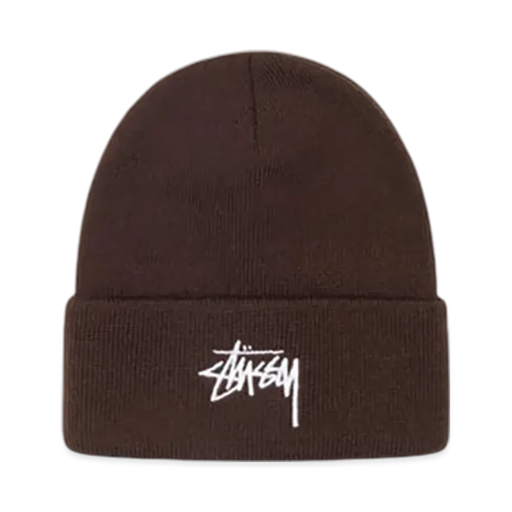 Stussy Stock Cuff Beanie "Cocoa"