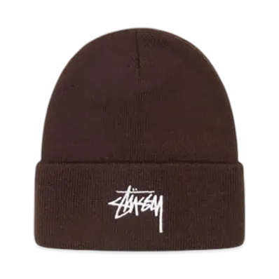 Stussy Stock Cuff Beanie "Cocoa"