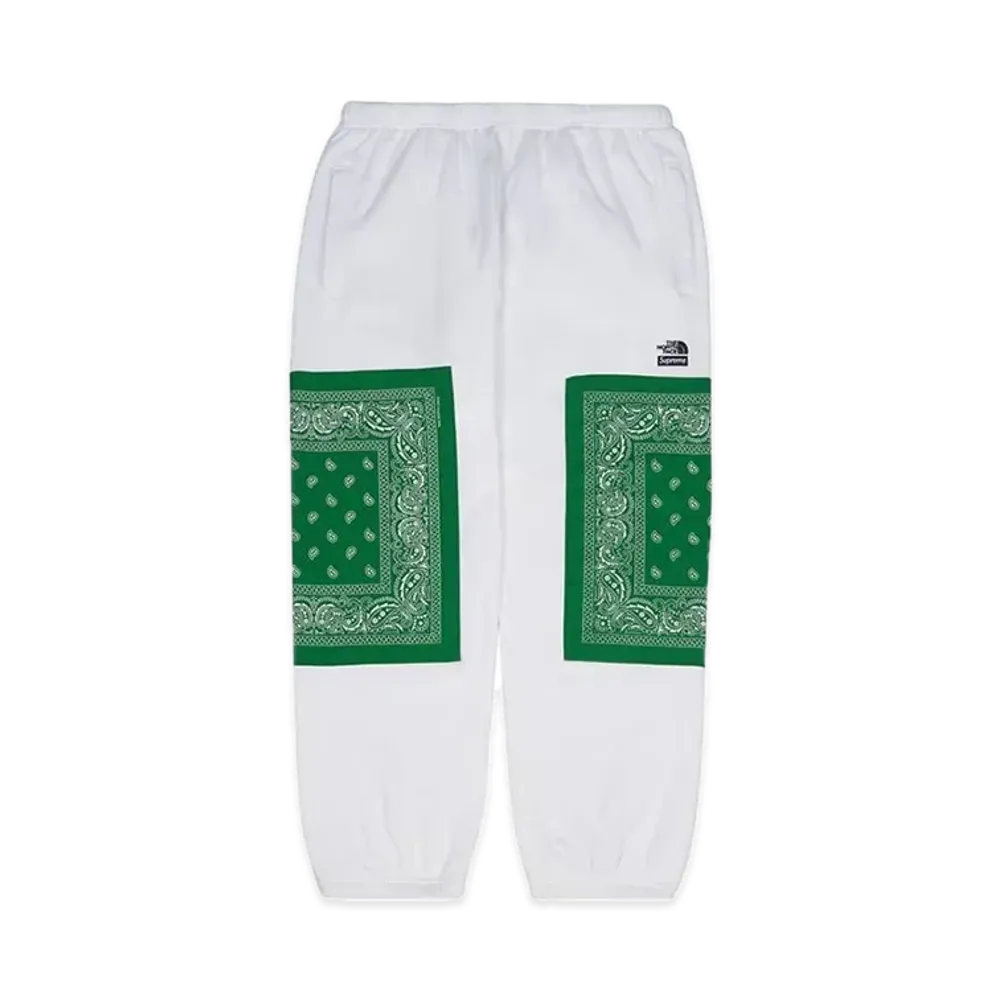 Supreme x The North Face Bandana Sweatpant "White"