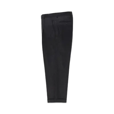 WACKO MARIA x Dormeuil / Glitter Pleated Trousers (Type-2) "Black"