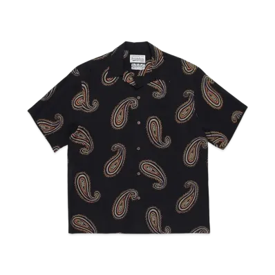 NAMEDARUMA X WACKO MARIA ALOHA SHIRT PAISLEY "Black"