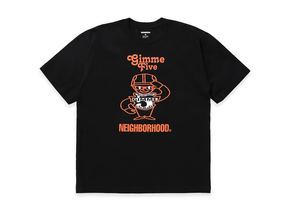 NEIGHBORHOOD x Gimme Five . Tee SS-1 "Black"
