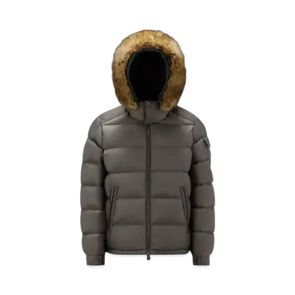 MONCLER Mayaf Hooded Down Jacket "Gray"