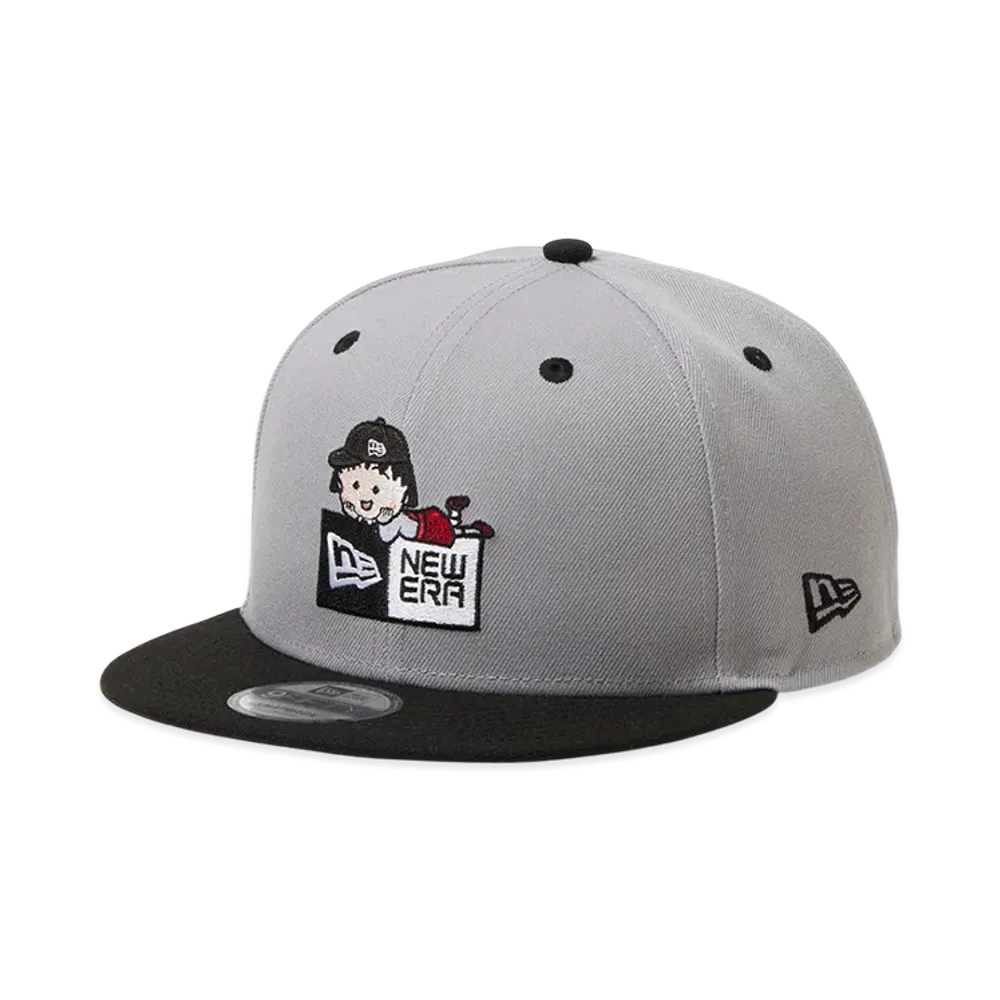 NEW ERA x Chibi Maruko Chan 9Fifty Box Logo Maruko "Gray/Black"