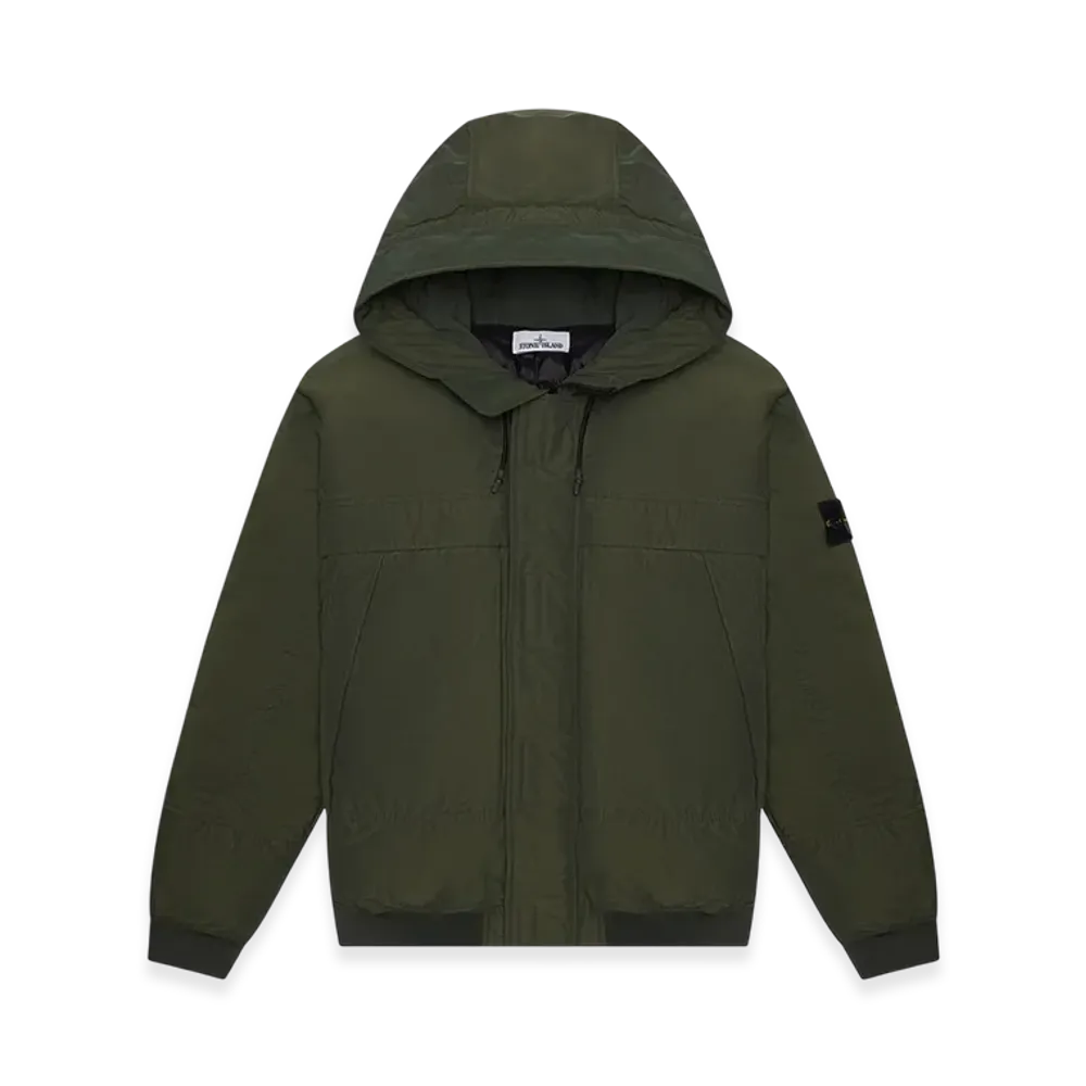 Stone Island 40826 Micro Reps Down Hooded Blouson - 20FW "Dark Green"