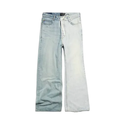 BALENCIAGA Fifty-Fifty Pants Ring Denim and Denim Twill "Blue"