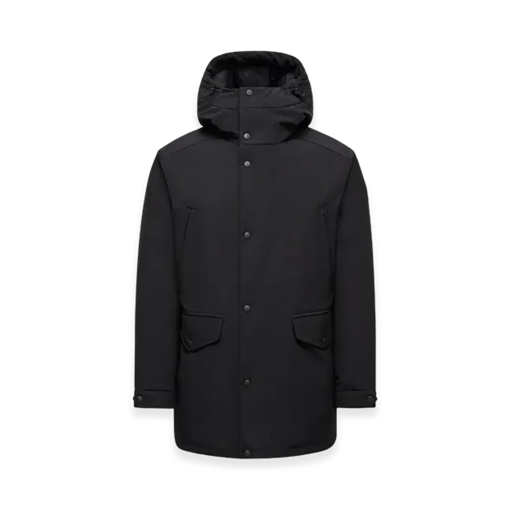 MONCLER Livradois Hooded Short Down Jacket "Black"