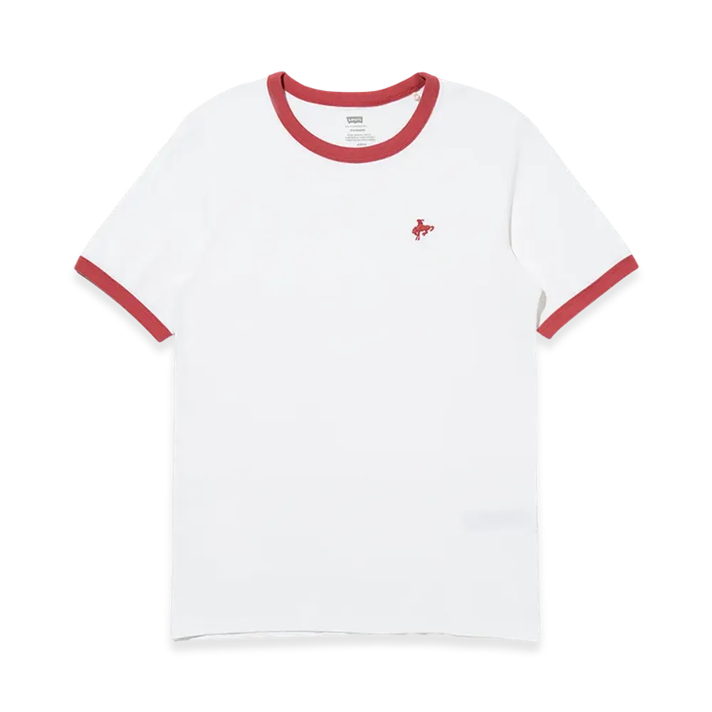 Levi's Retroemb Ringer T-shirt "White"