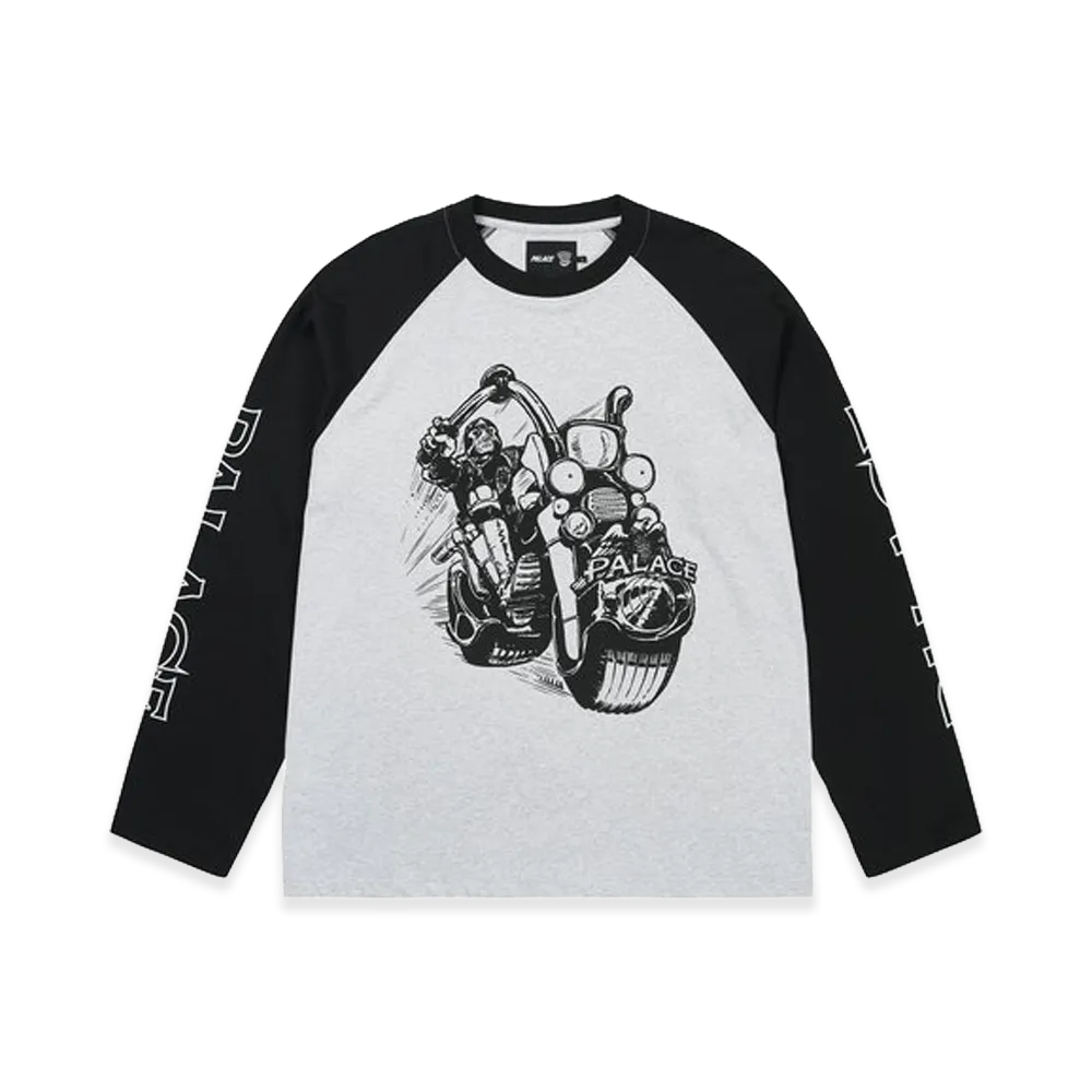 PALACE Judge Dredd Lawmaster Longsleeve "Grey Marl"