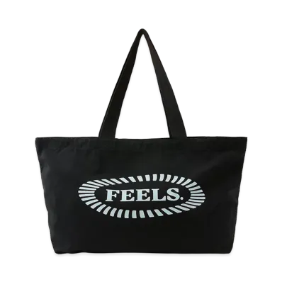 FEELS. Canvas Tote Bag "Black"