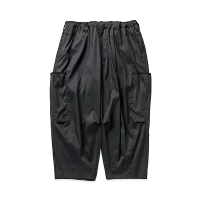TIGHTBOOTH Stripe Cropped Cargo Pants "Black"