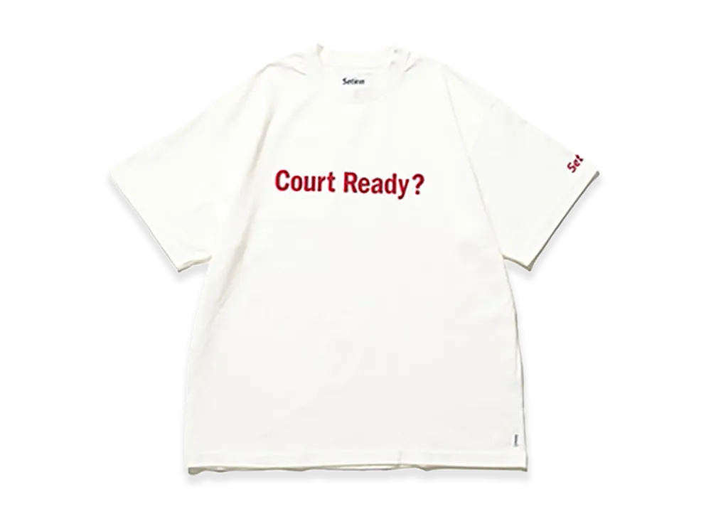 Setinn Court Ready? Tee "White"