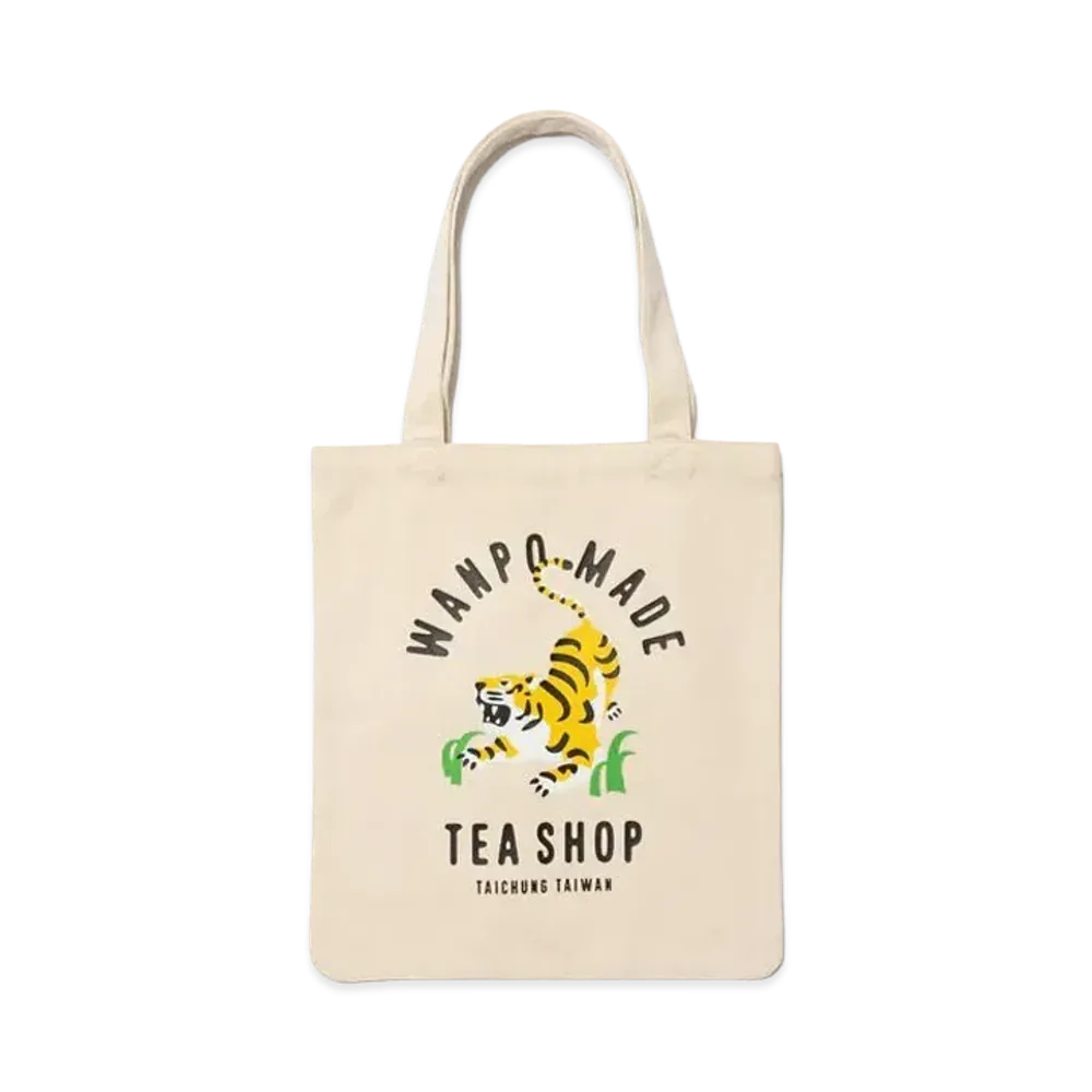 HUMAN MADE X WANPO TEA SHOP Tote "Natural"