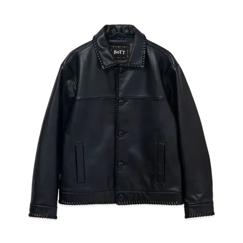 BoTT Stitched Leather Jacket "Black"