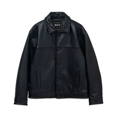 BoTT Stitched Leather Jacket "Black"