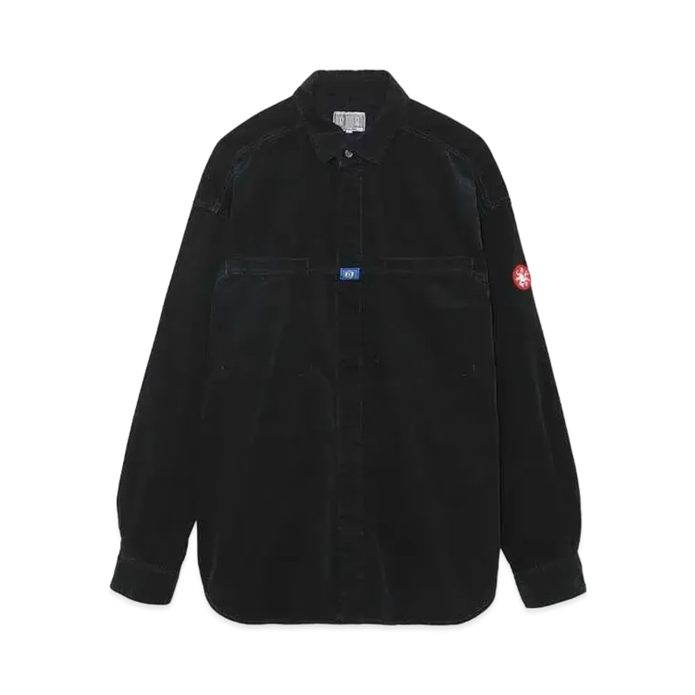 Cav Empt (C.E) OVERDYE CORD DESIGN BIG SHIRT "Black"