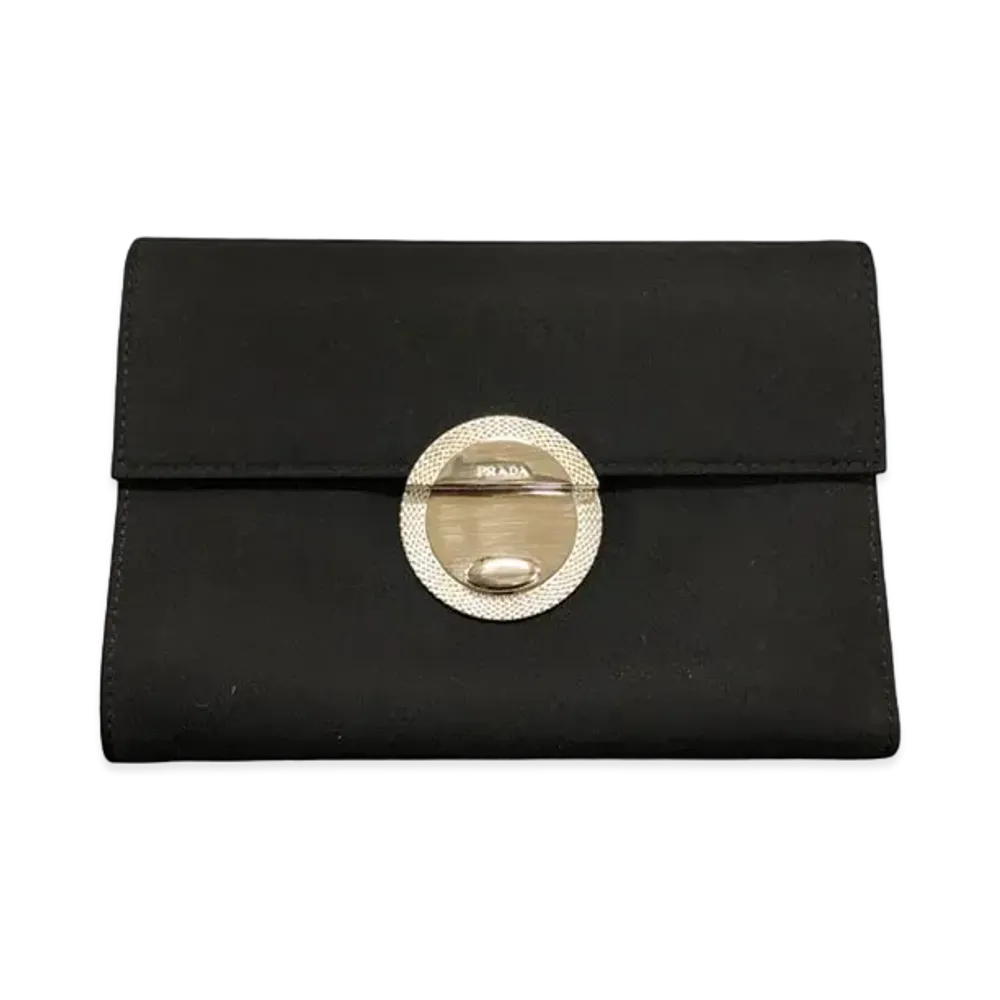 PRADA Compact Wallet "Black"