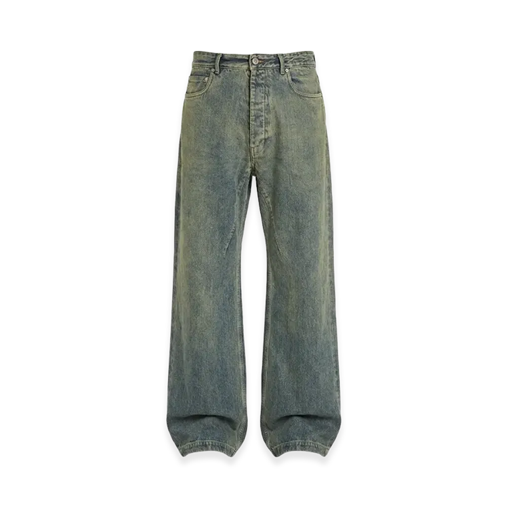 Rick Owens DRKSHDW Geth Jeans "Mineral Indigo"