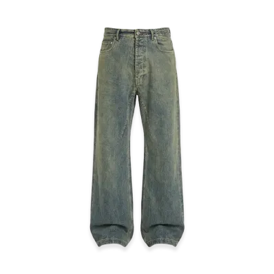 Rick Owens DRKSHDW Geth Jeans "Mineral Indigo"