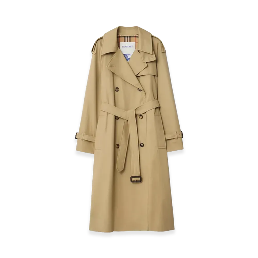 Burberry Women's Long Castleford Trench Coat "Beige"