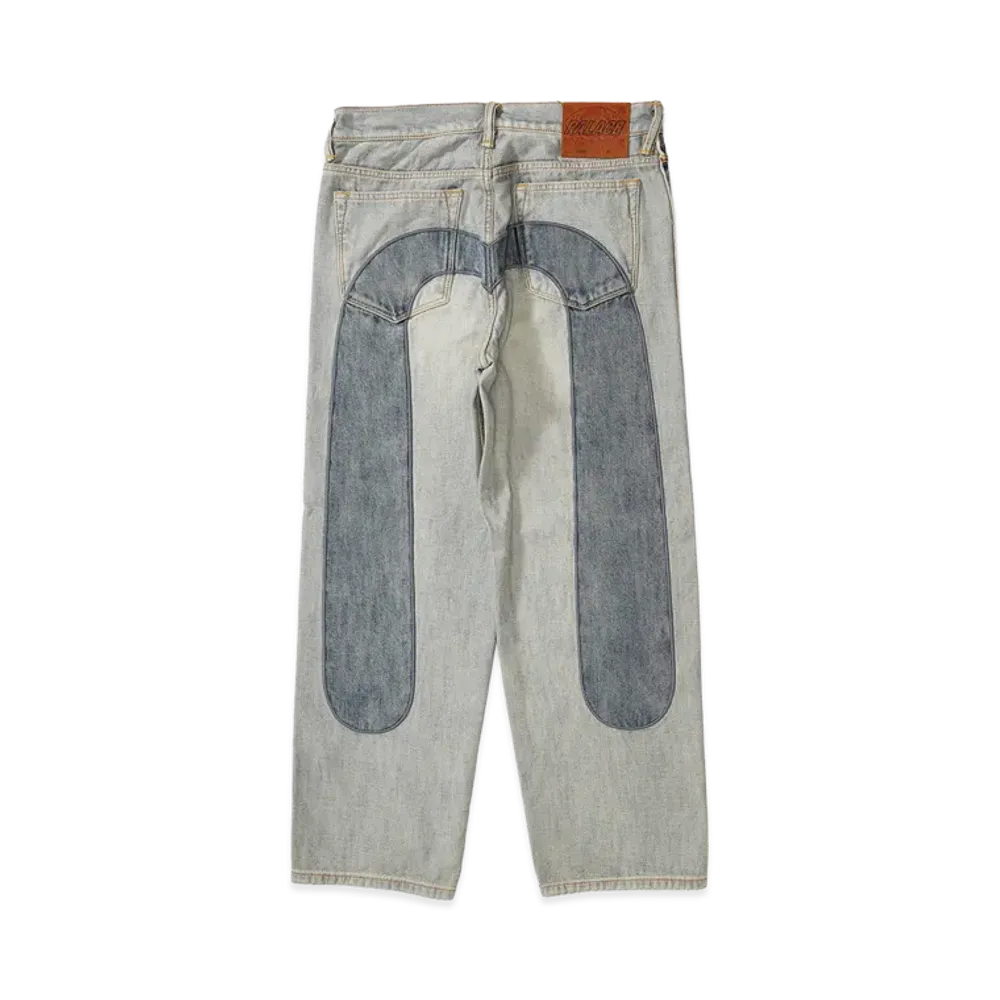 PALACE x EVISU P90 Baggy Jean "Reverse Indigo"