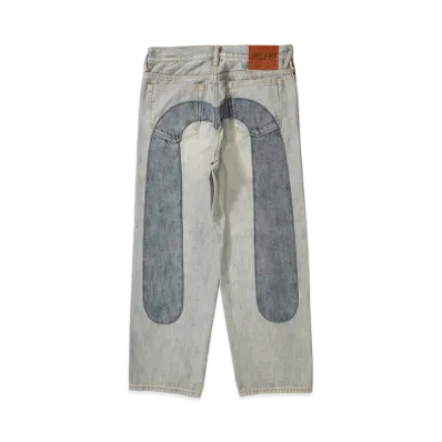 PALACE x EVISU P90 Baggy Jean "Reverse Indigo"