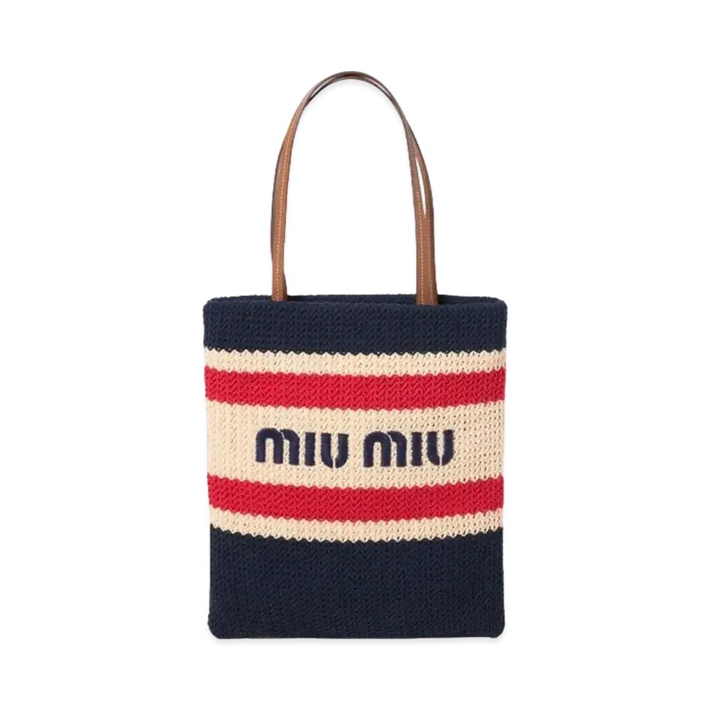 MIUMIU Crochet Tote Bag "Natural"