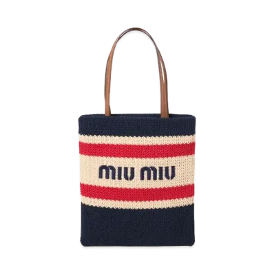 MIUMIU Crochet Tote Bag "Natural"