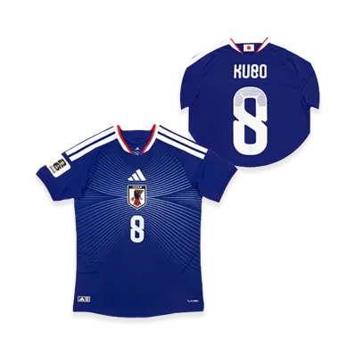 adidas Soccer Japan 2026 Home Authentic Jersey "FIFA World Cup 26 Official Sleeve Badge" #8 Takefusa Kubo "Japan Blue"