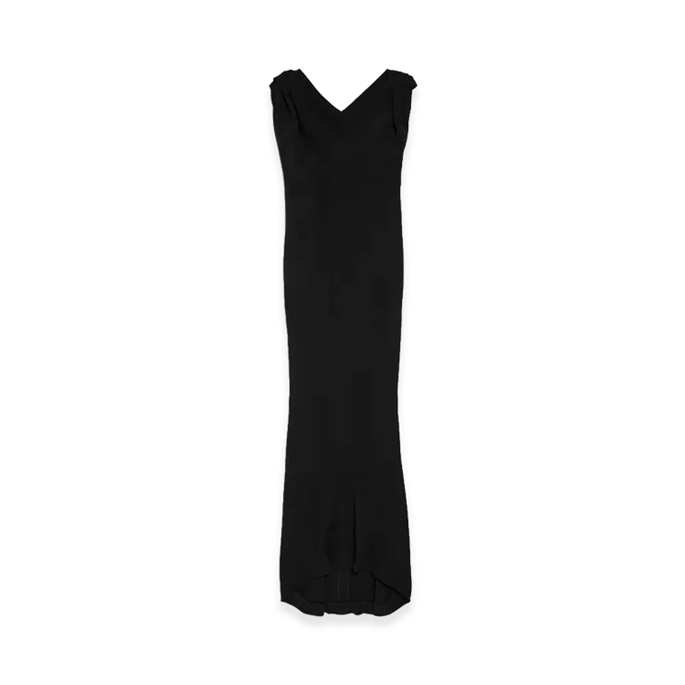 BALENCIAGA Women's Long Sack Dress "Black"