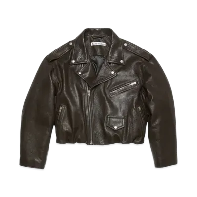 Acne Studios Leather Jacket "Brown"