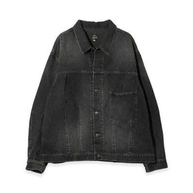 NEEDLES Darts Bottom Jean Jacket 12OZ Denim "Black"