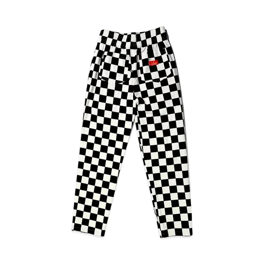 COOKMAN Chef Pants Waiter's Pants "Checker/Black"