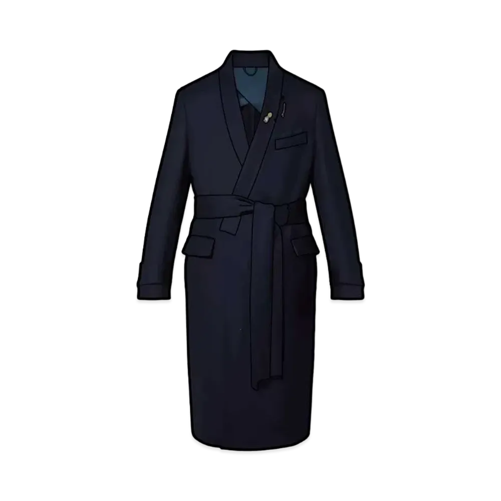 Louis Vuitton x NIGO KIMONO COAT "Navy"