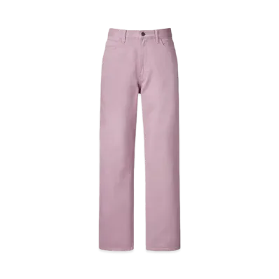 Uniqlo U 24SS Wide Fit Collar Jeans "Purple"