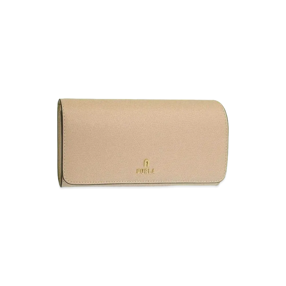 FURLA Camelia Continental Wallet Slim "White"
