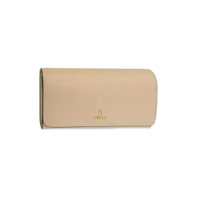 FURLA Camelia Continental Wallet Slim "White"