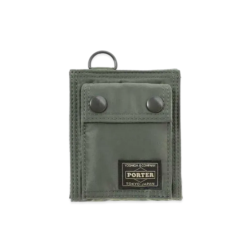 PORTER / TANKER Pocket Wallet "Sage Green"