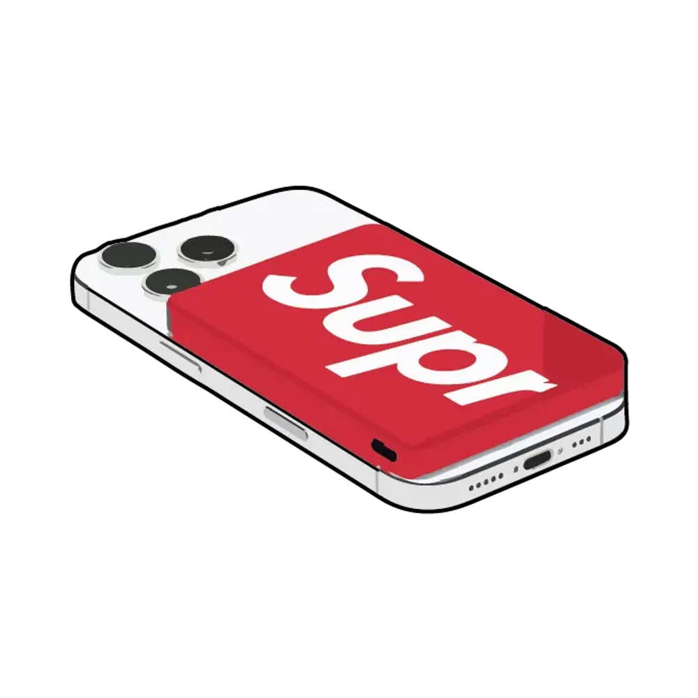 Supreme x Mophie QI2 Powerstation "Red"