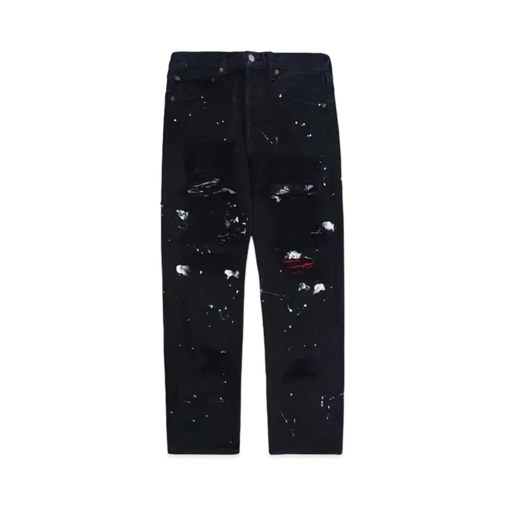 HYPE DROP x INNOCENCE NYC EXCLUSIVE DESTROY DENIM PANTS 32inch "Black"