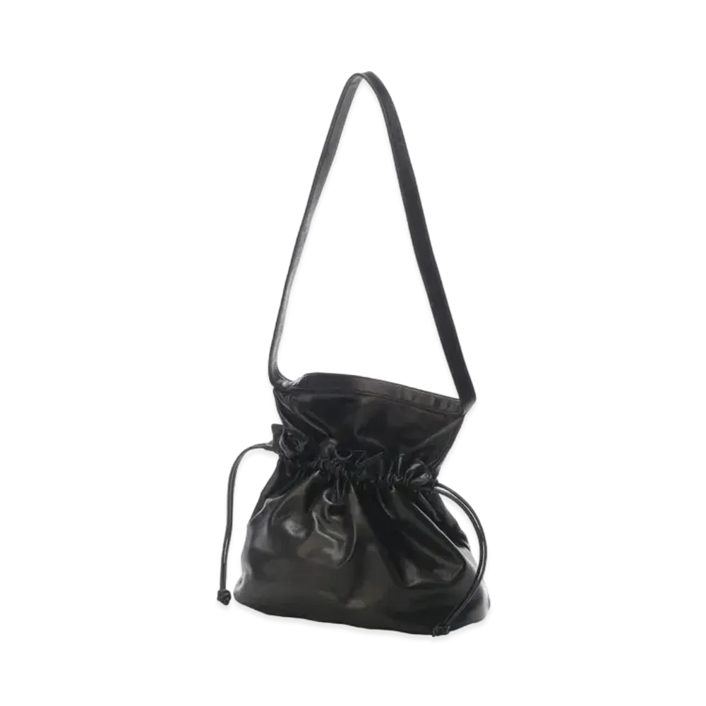 Yohji Yamamoto Y's OIL SOFT LEATHER LEATHER MINI SHOULDER "Black"