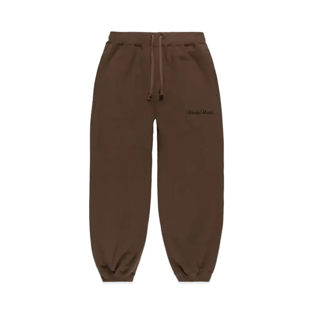 WACKO MARIA Heavy Weight Sweat Pants "Brown"