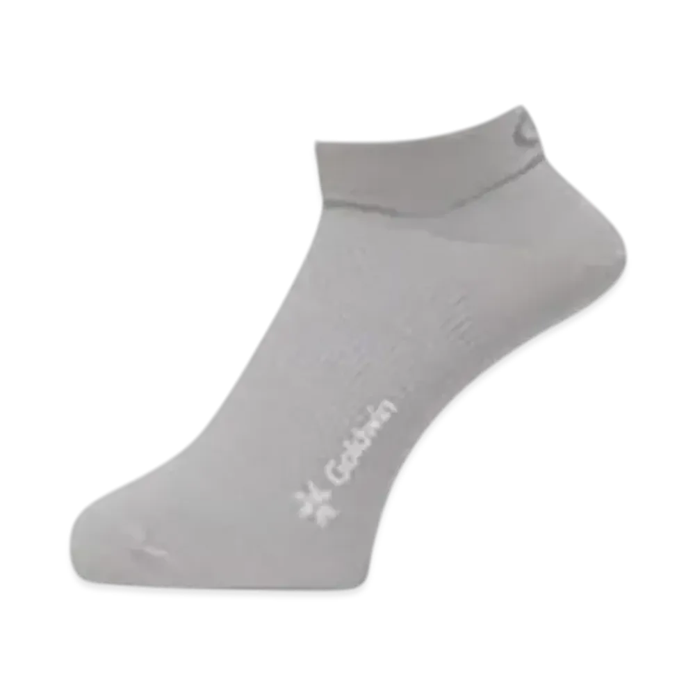 Goldwin Paper Fiber Arch Support Short Socks (C3 Fit/Unisex) "Mix Gray"